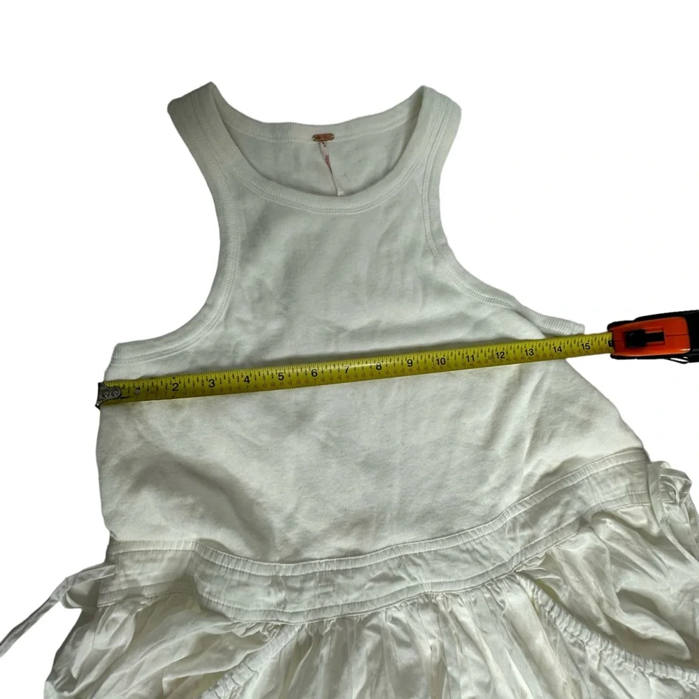 FLASH TODAY Last Chance NWT Free People Akino Tank Midi Parachute Dress white xs - Picture 7 of 11